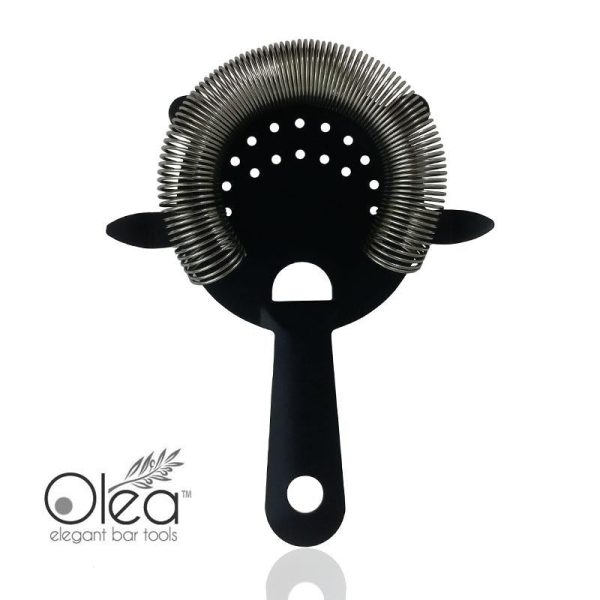 Olea™ 4 Prong Cocktail Strainer - Matte Black For Cheap - Image 4